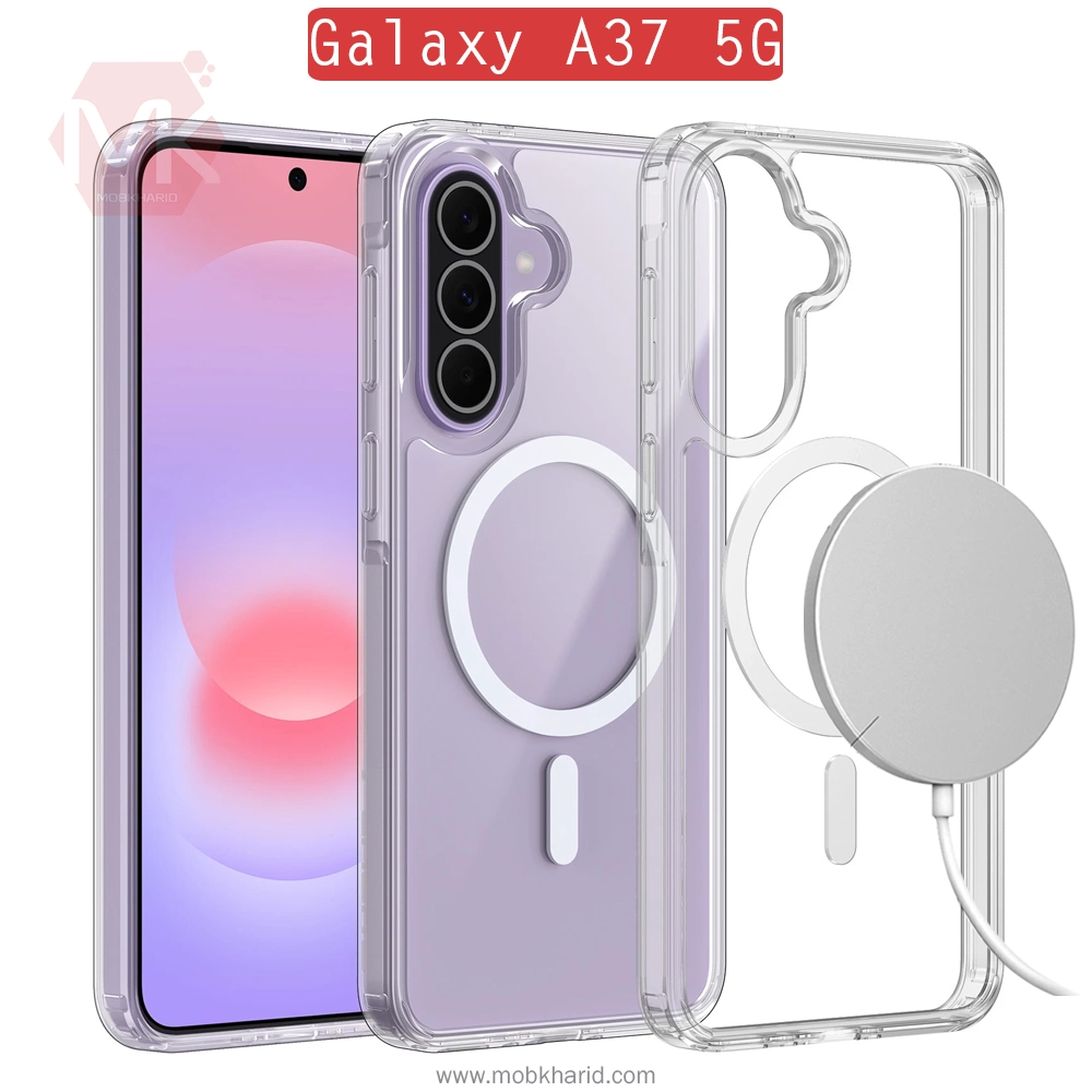 mobkharid-samsung-galaxy-a37-5g-clear-magsafe-cover-case-قاب-گوشی-شفاف قاب شفاف سامسونگ A37 - تصویر 1