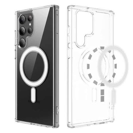 images قاب مگ سیف شفاف گوشی S24 Ultra سامسونگ - تصویر 1